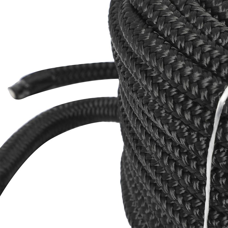 NovelBee 1/2" x 200' Double Braid Nylon Anchor Line with Stainless Steel Thimble,Safe Workload:1,020 Lbs;Tensile Strength:5,100 Lbs (White) - Image 5
